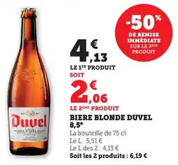 Bi1 Biere blonde duvel 8,5° offre