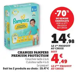 Bi1 Changes pampers premium protection offre