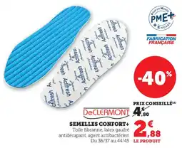 Bi1 Declermont semelles confort+ offre