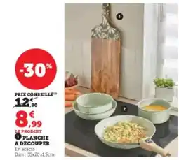 Super U Dim - planche a decouper offre