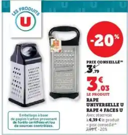 Super U U - rape offre