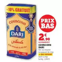Super U Couscous offre