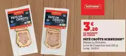 U Express Schneider - pâté croûte offre
