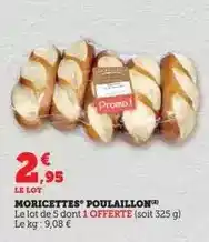 U Express Promo - moriettes offre