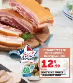 U Express Blanc coeur - poitrine fumée nos éleveurs offre