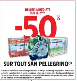 Intermarché Hyper SAN PELLEGRINO Sur tout offre
