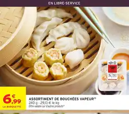 Intermarché Hyper Assortiment de bouchées vapeur offre