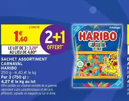 Intermarché Hyper HARIBO Sachet assortiment carnaval offre