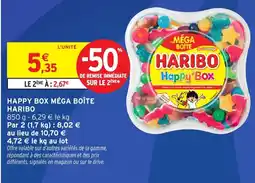 Intermarché Hyper HARIBO Happy box méga boîte offre