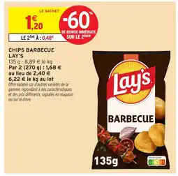 Intermarché Hyper LAY'S Chips barbecue offre