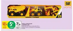Intermarché Hyper CAT Pack 3 véhicules caterpillar offre