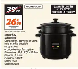 Netto KITCHENCOOK Cuiseur à riz offre