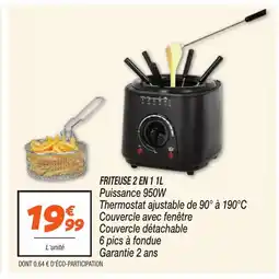 Netto Friteuse 2 en 1 offre