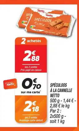 Netto Spéculoos à la cannelle offre