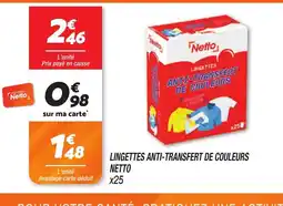 Netto NETTO Lingettes anti-transfert de couleurs offre