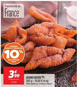 Netto Bugnes nature offre