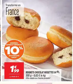 Netto Beignets chocolat noisettes x4 offre