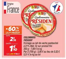 Netto PRESIDENT Coulommiers offre