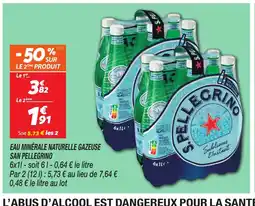 Netto SAN PELLEGRINO Eau minérale naturelle gazeuse offre