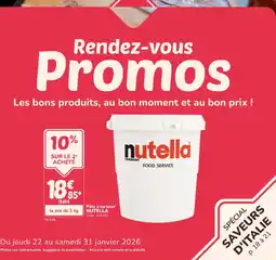 Promocash NUTELLA Pâte à tartiner offre