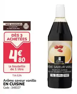 Promocash EN CUISINE Arôme saveur vanille offre