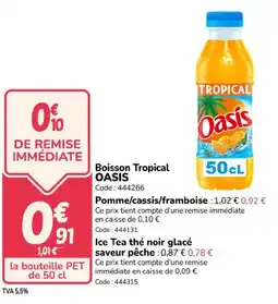 Promocash OASIS Boisson Tropical offre