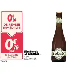 Promocash LA GOUDALE Bière blonde offre