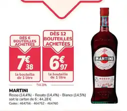 Promocash MARTINI offre