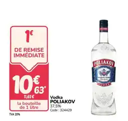 Promocash POLIAKOV Vodka offre