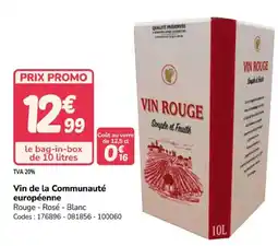 Promocash Vin de la Communauté européenne offre
