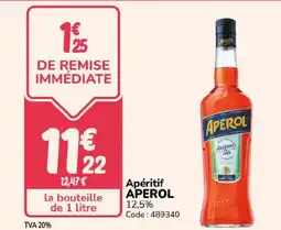 Promocash APEROL Apéritif offre