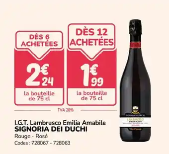 SIGNORIA DEI DUCHI I.G.T. Lambrusco Emilia Amabile