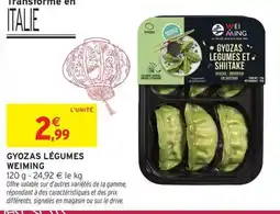 Intermarché Express WEIMING Gyozas légumes offre