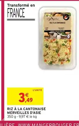 Intermarché Express MERVEILLES D'ASIE Riz à la cantonaise offre