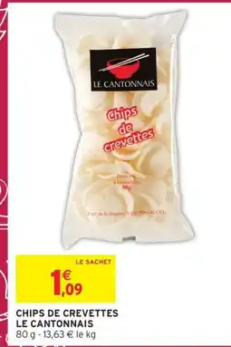 Intermarché Express LE CANTONNAIS Chips de crevettes offre