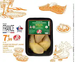 Intermarché Express Cuisse de poulet jaune label rouge halal offre
