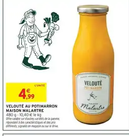Intermarché Express MAISON MALARTRE Velouté au potimarron offre