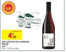 Intermarché Express Aop coteaux du lyonnais rouge offre