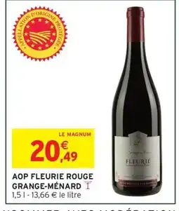 Intermarché Express Aop fleurie rouge grange-ménard offre