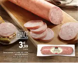 Intermarché Express Saucisson à cuire de lyon offre