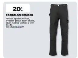 Brico Dépôt Pantalon sember offre