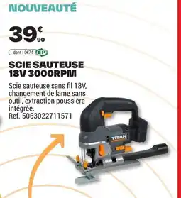 Brico Dépôt Scie sauteuse 18v 3000rpm offre