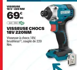 Brico Dépôt Visseuse 18 v-220 nm offre