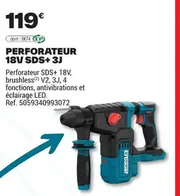 Brico Dépôt Perforateur 18v sds+ 3j offre