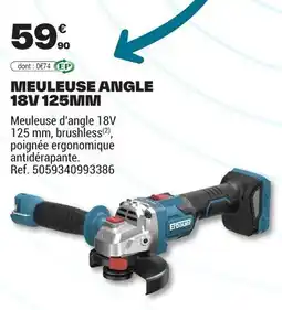 Brico Dépôt Meuleuse angle 18v 125mm offre