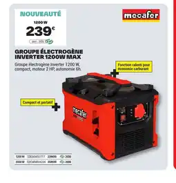 Brico Dépôt Groupe électrogène inverter 1200w max offre