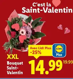 Lidl Bouquet Saint- Valentin offre