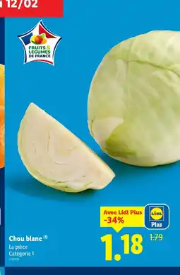Lidl Chou blanc offre