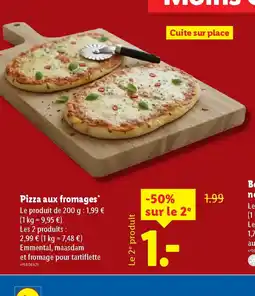 Lidl Pizza aux fromages offre