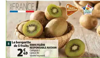 Auchan Kiwis Filière Responsable Auchan offre